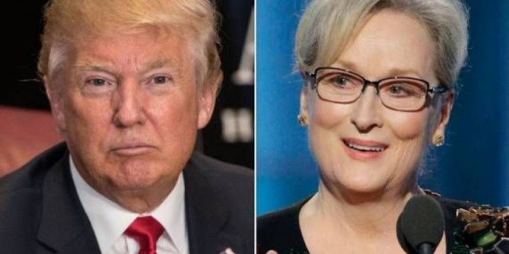 Donald Trump e Meryl Streep