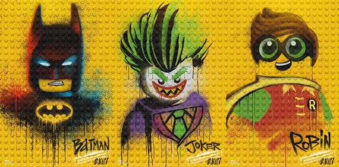 Batman, Coringa e Robin em novos pôsteres
