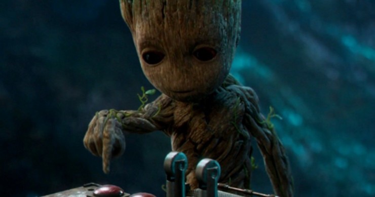 O Bebê Groot em Guardiões da Galáxia Vol. 2