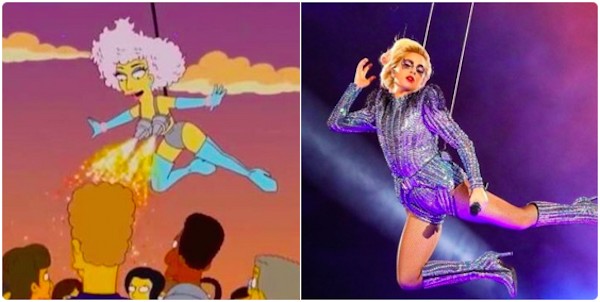 Os Simpsons previram apresentação de Lady Gaga no Super Bowl; veja