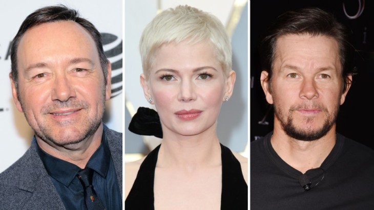 Kevin Spacey, Michelle Williams e Mark Wahlberg