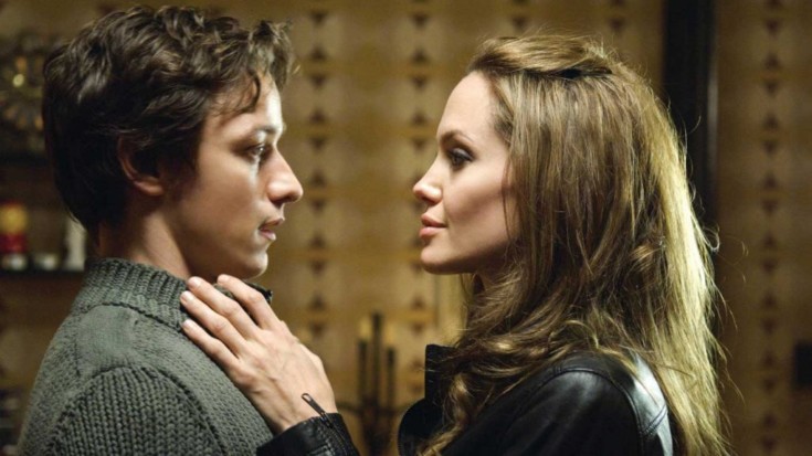 Angelina Jolie e James McAvoy em O Procurado
