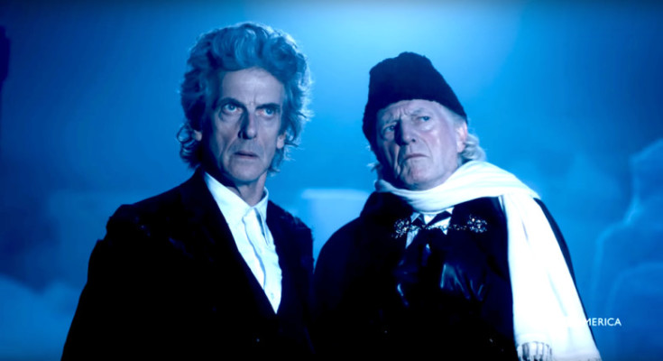 Peter Capaldi e David Bradley no episódio especial de natal de Doctor Who.