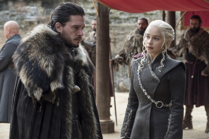 Jon e Daenerys no Poço dos Dragões