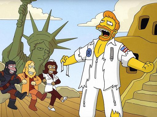 Os Simpsons "estraga" Planeta dos Macacos