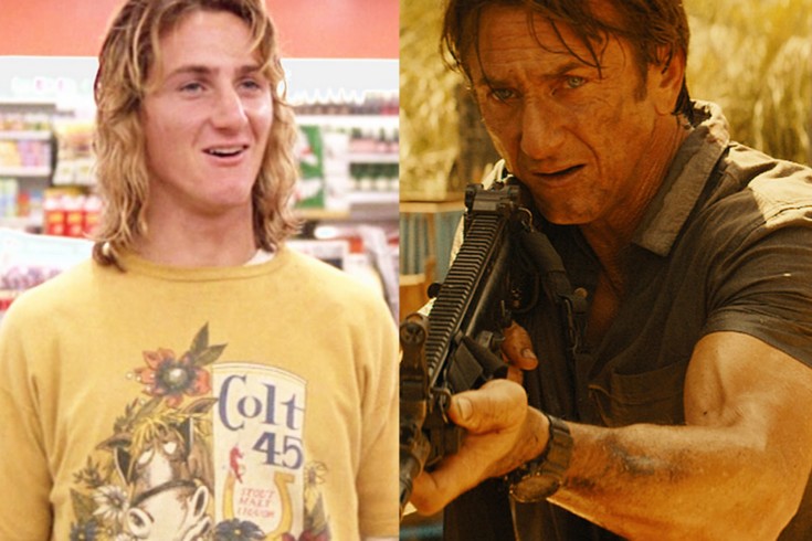 Sean Penn antes e depois