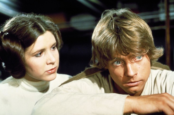 Luke e Leia na trilogia original