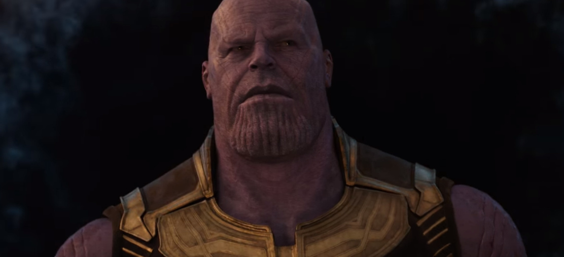 Thanos (Josh Brolin) em Vingadores: Guerra Infinita.
