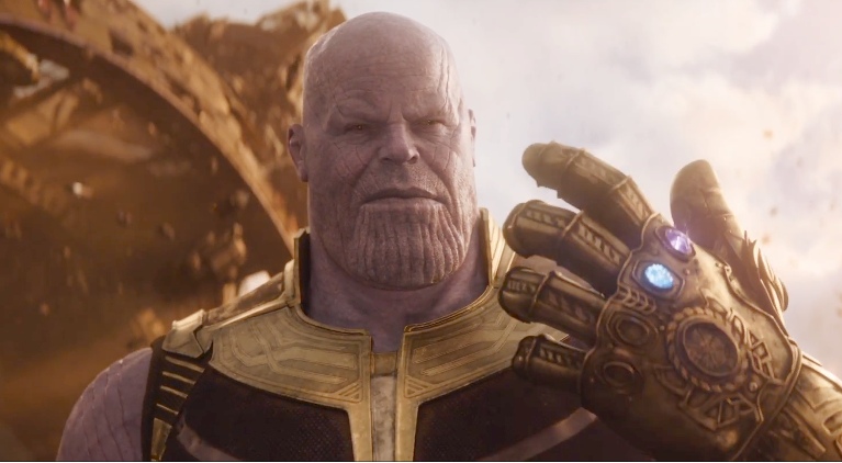 Thanos no trailer de Guerra Infinita.