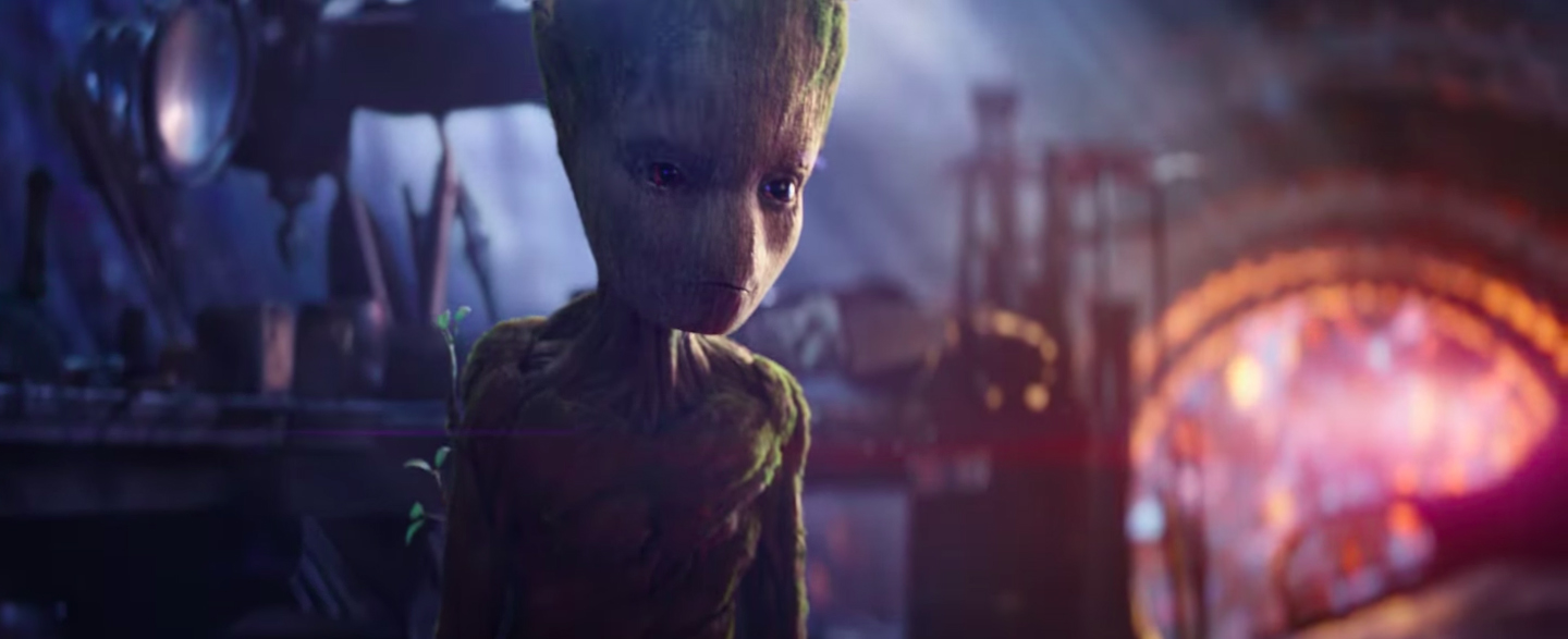 Vingadores: Guerra Infinita | Arte conceitual mostra cena deletada com interação entre Groot e Eitri
