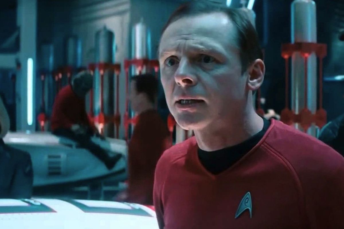 Simon Pegg em Star Trek