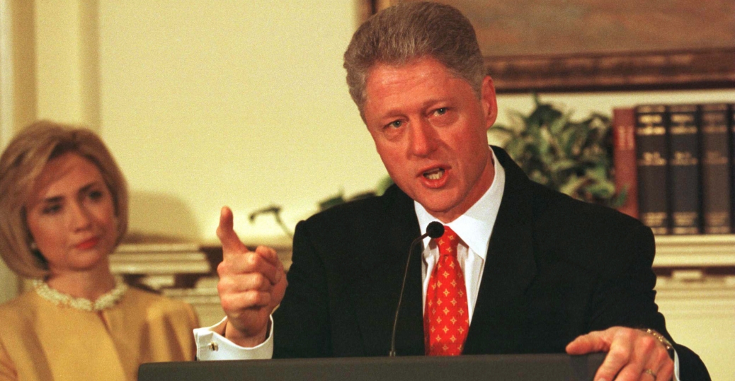 Bill Clinton enquanto presidente dos EUA