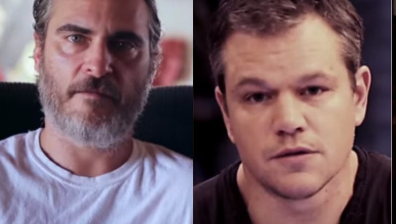 Joaquin Phoenix e Matt Damon