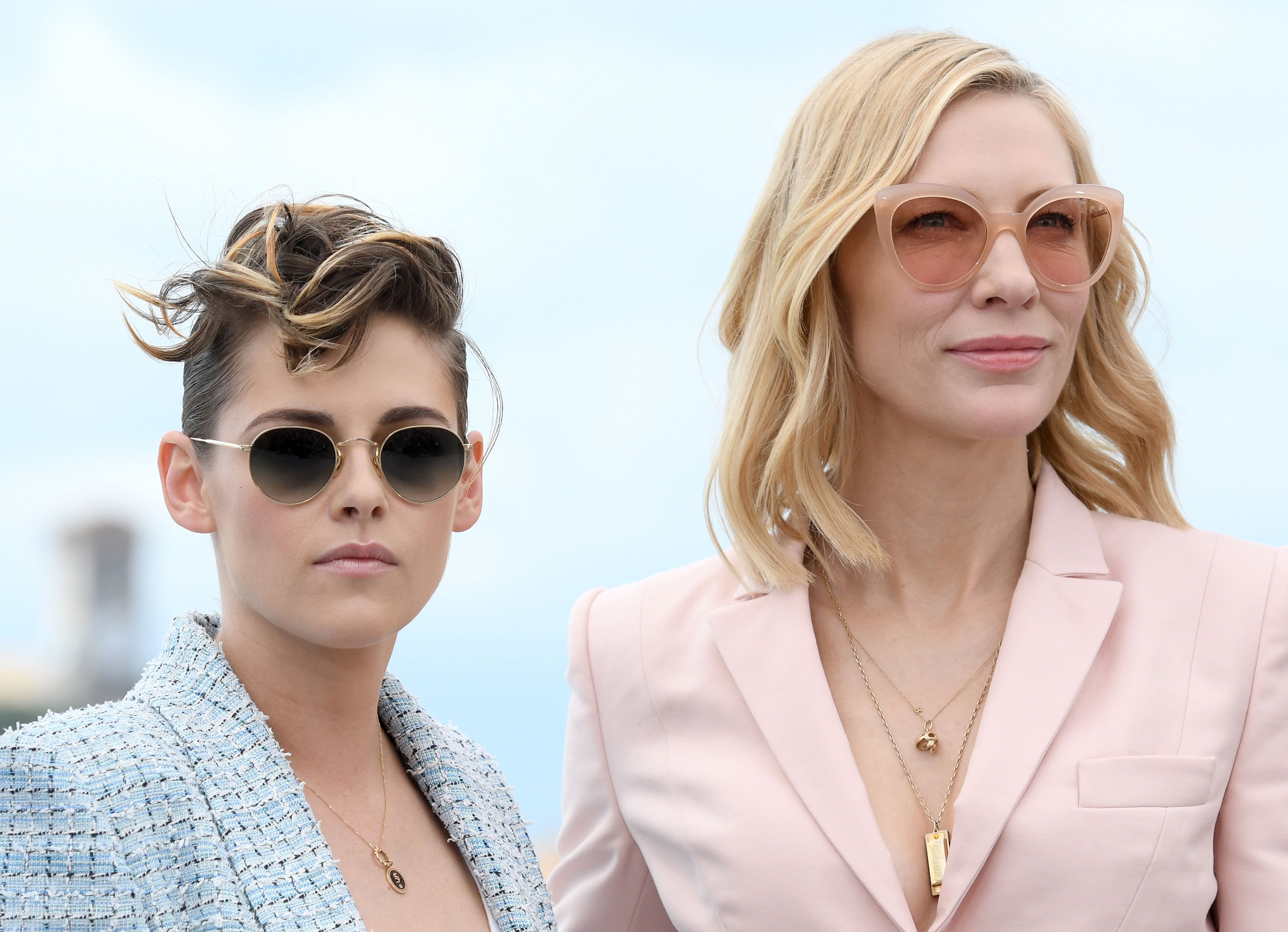 Kristen Stewart e Cate Blanchett em Cannes 2018