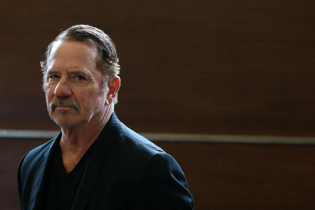(080317, Waltham, MA)  Tom Wopat,  during his arraignment on cocaine and assault charges at Waltham District Court. Wopat, a former Dukes of Hazard star was charged with possession of cocaine and assault. Thursday, August 3, 2017. Herald Photo by Mark Lorenz