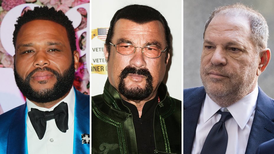 Casos de assédio sexual de Anthony Anderson, Steven Seagal e Weinstein já estão com a promotoria de Los Angeles