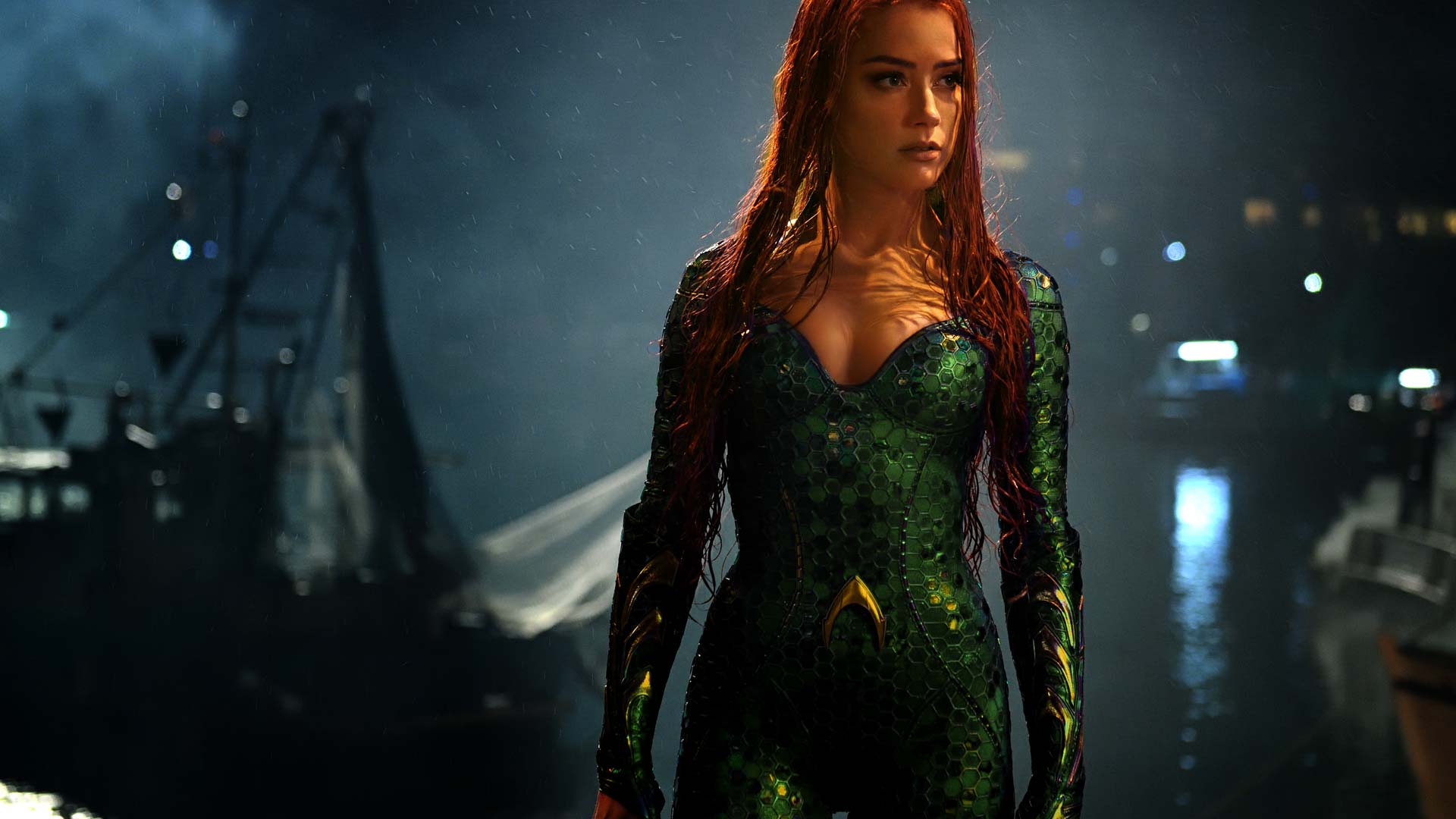 Aquaman | Nova imagem de bastidores destaca a Mera de Amber Heard