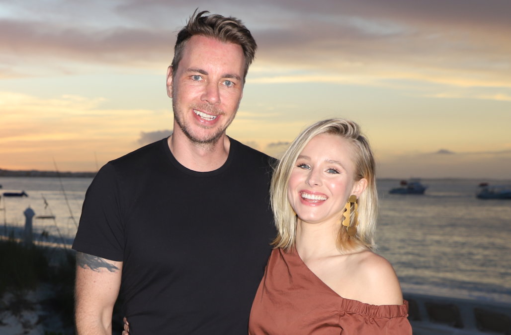 PROVIDENCIALES, PROVIDENCIALES - JANUARY 30:  Dax Shepard and Kristen Bell pose as she vacations with her family at Beaches Turks &amp; Caicos Resort Villages &amp; Spa on January 30, 2018 in Providenciales, Turks &amp; Caicos.  (Photo by John Parra/Getty Images for Beaches)