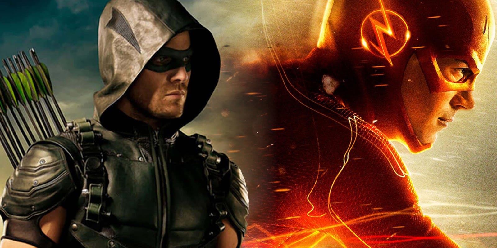 Elseworlds | Arrow e Flash aparecem com visual inesperado em foto dos bastidores