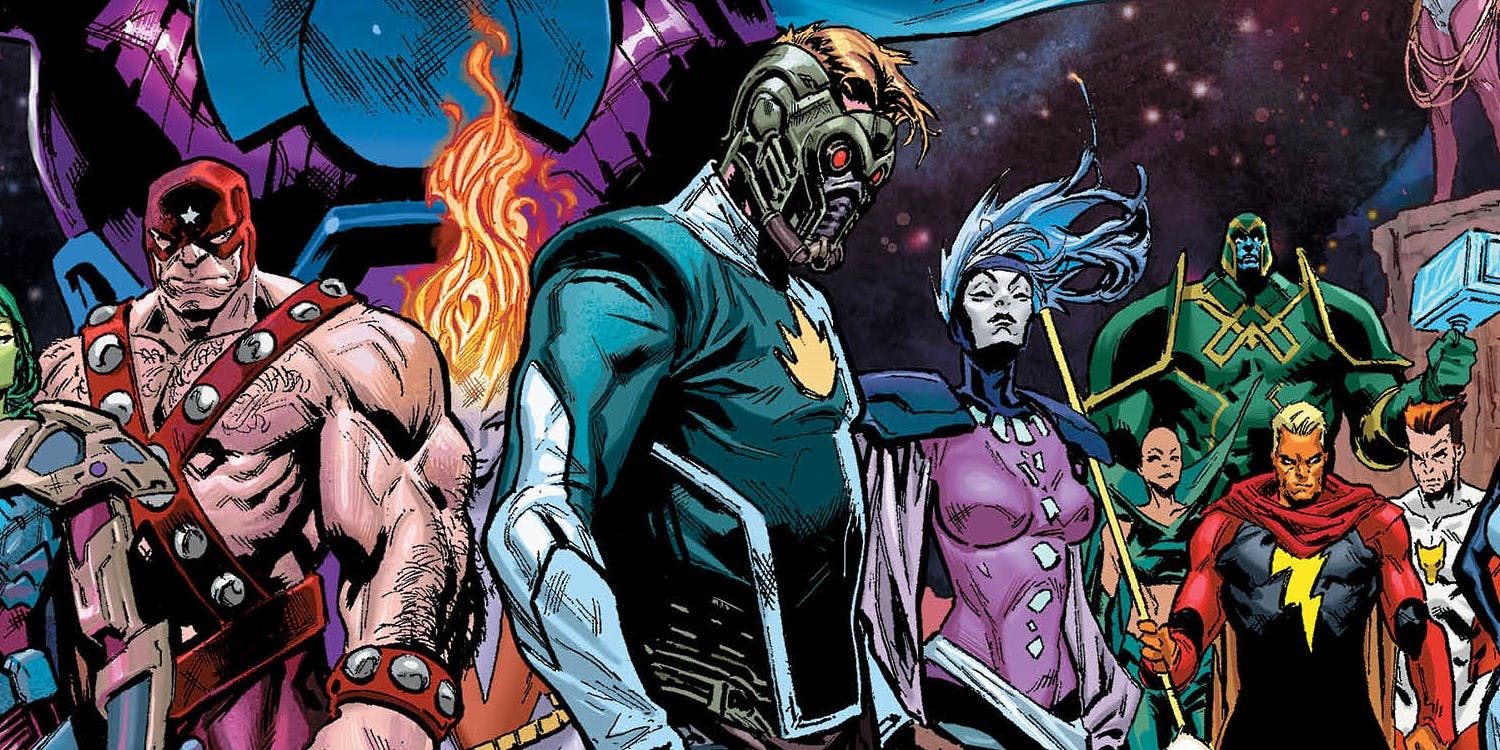 Marvel revela a equipe completa dos Guardiões da Galáxia em reboot de HQ