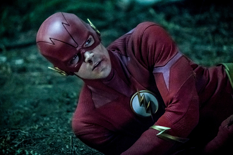 The Flash -- "The Death of Vibe" -- Image Number: FLA503c_0263b.jpg -- Pictured: Grant Gustin as The Flash -- Photo: Katie Yu/The CW -- ÃÂ© 2018 The CW Network, LLC. All rights reserved