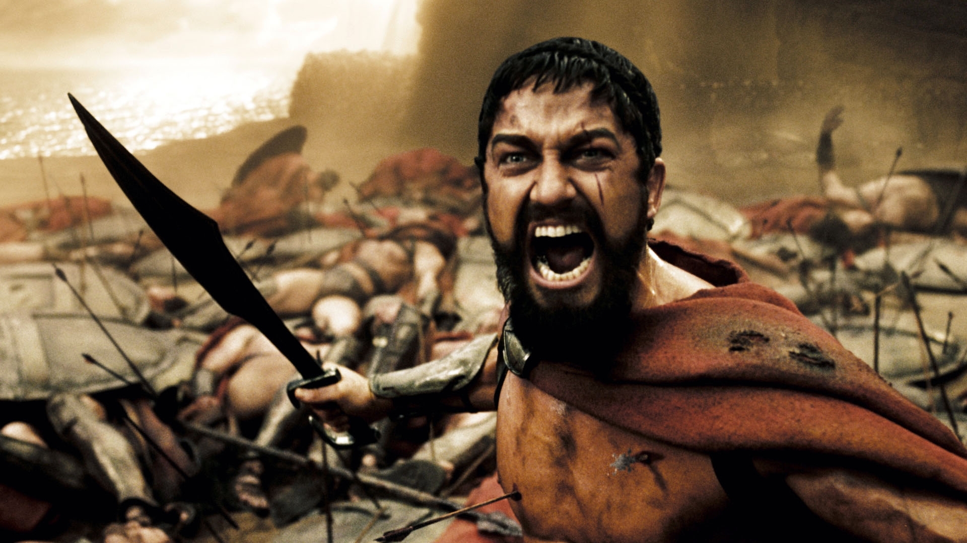 300 | Gerard Butler revela que improvisou o famoso grito de “Isto é Esparta!”