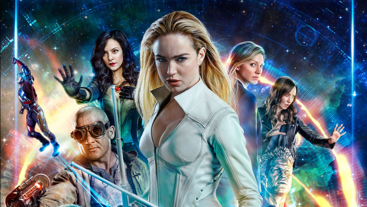 DC's Legends Of Tomorrow -- Image Number: LGN_S4_8x12_300dpi.jpg -- Pictured (Clockwise from top): Brandon Routh as Ray Palmer/Atom, Tala Ashe as Zari, Caity Lotz as White Canary, Jes Macallan as Ava Sharpe, Courtney Ford as Nora Darhk, Nick Zano as Nate Heywood/Steel, Maisie Richardson-Sellers as Amaya Jiwe/Vixen, Matt Ryan as Constantine and Dominic Purcell as Mick Rory/Heat Wave -- Photo: The CW -- ÃÂ© 2018 The CW Network, LLC. All rights reserved.
