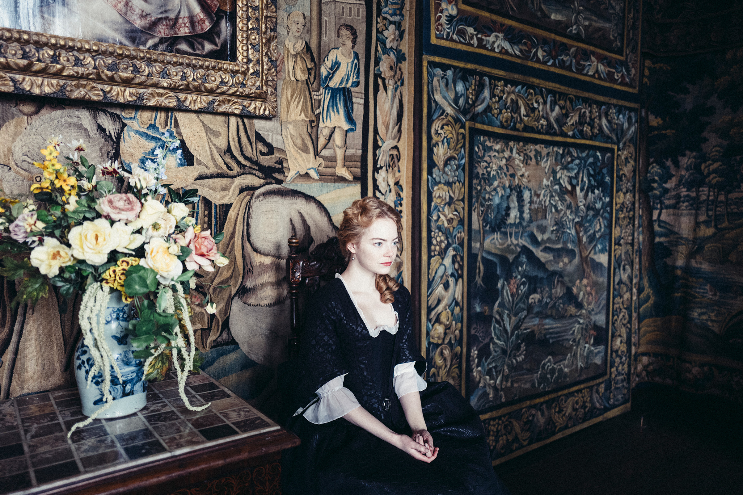 Emma Stone in the film THE FAVOURITE. Photo by Yorgos Lanthimos. © 2018 Twentieth Century Fox Film Corporation All Rights Reserved