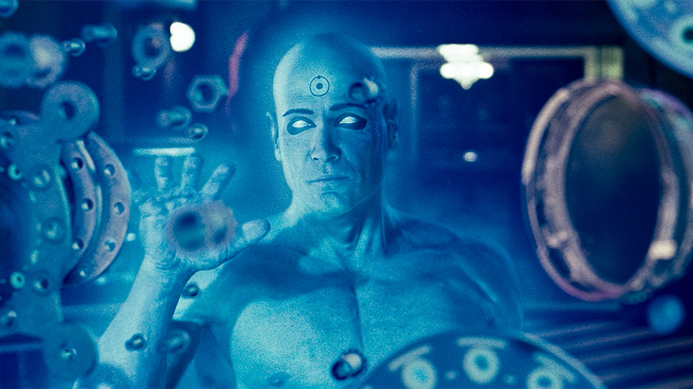 BILLY CRUDUP as Dr. Manhattan in Warner Bros. Pictures’, Paramount Pictures’ and Legendary Pictures’ “Watchmen,” distributed by Warner Bros. Pictures.
PHOTOGRAPHS TO BE USED SOLELY FOR ADVERTISING, PROMOTION, PUBLICITY OR REVIEWS OF THIS SPECIFIC MOTION PICTURE AND TO REMAIN THE PROPERTY OF THE STUDIO. NOT FOR SALE OR REDISTRIBUTION.