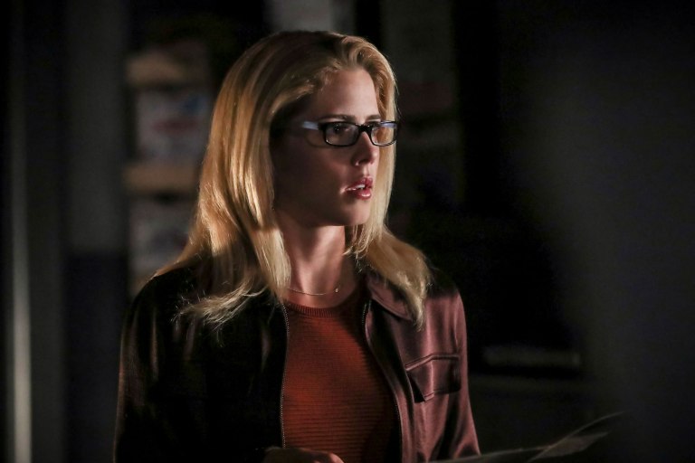 Arrow -- "The Demon" -- Image Number: AR705b_0142b -- Pictured: Emily Bett Rickards as Felicity Smoak -- Photo: Jack Rowand/The CW -- ÃÂ© 2018 The CW Network, LLC. All Rights Reserved.