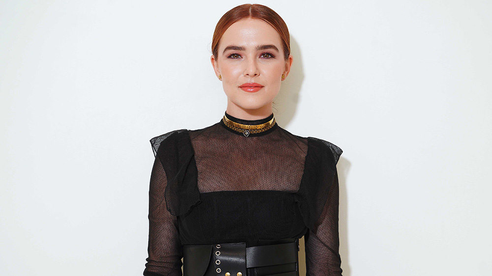 Mandatory Credit: Photo by Swan Gallet/WWD/REX/Shutterstock (9731898m)
Zoey Deutch in the front row
Christian Dior show, Front Row, Fall Winter 2018, Haute Couture Fashion Week, Paris, France - 02 Jul 2018