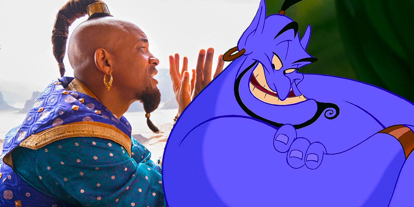 Aladdin | Arte promocional revela o visual azul do gênio do live-action
