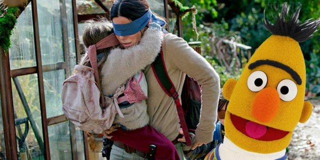 Bird Box | Filme da Netflix é reimaginado com personagens de Vila Sésamo em arte de fã