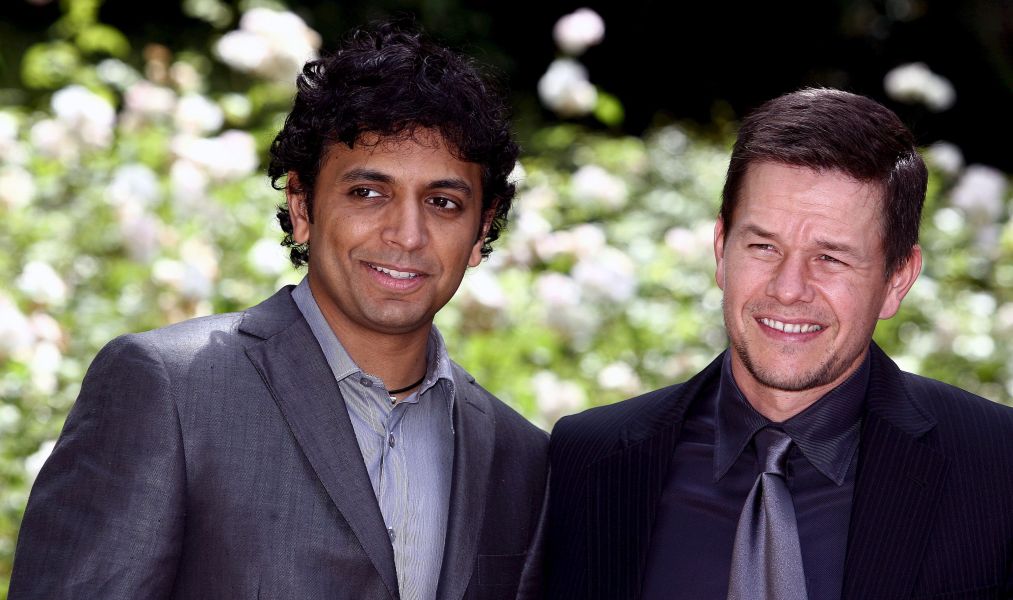 Mandatory Credit: Photo by Claudio Onorati/EPA/REX/Shutterstock (8150841e)
Us Film Director M Night Shyamalan (l) and Us Actor Mark Wahlberg Pose For a Photo During the Presentation of the Film 'The Happening' in Rome Italy 26 May 2008 the Film is a Paranoid Thriller About a Family on the Run From a Natural Crisis That Presents a Large-scale Threat to Humanity Italy Rome
Italy Cinema - May 2008