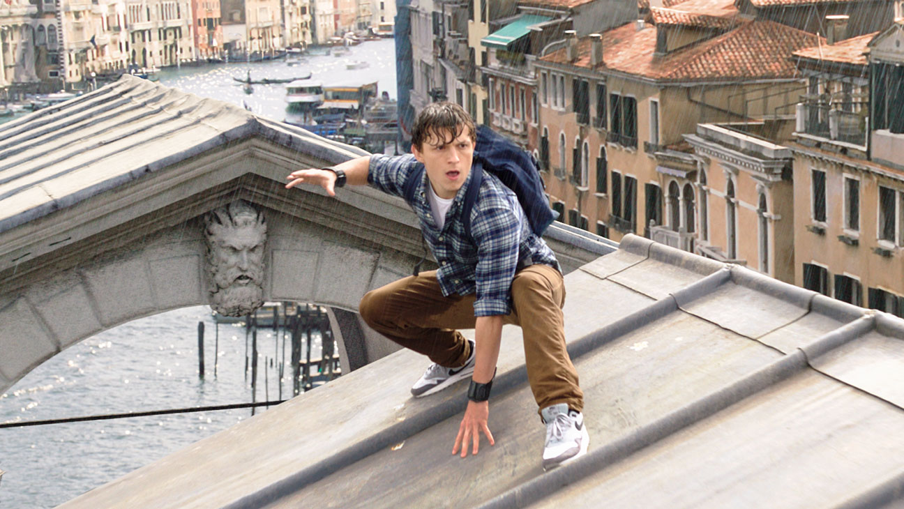 Tom Holland is  Peter Parker,  in Columbia Pictures' SPIDER-MAN:&#x2122; FAR FROM HOME.