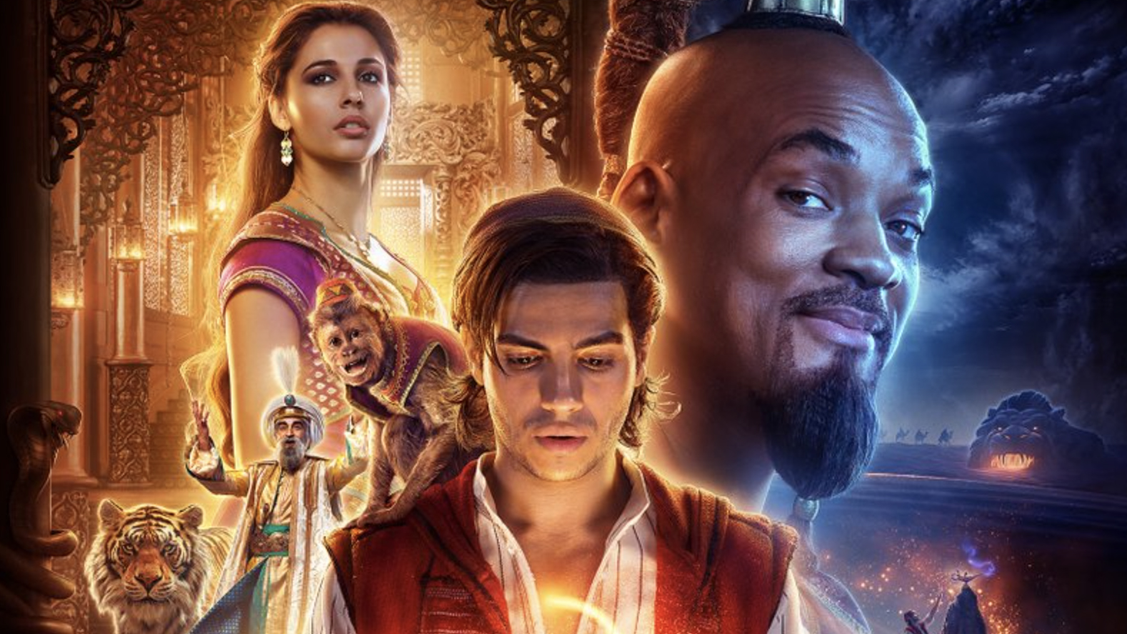 Aladdin e Jasmine voam no tapete em nova imagem
