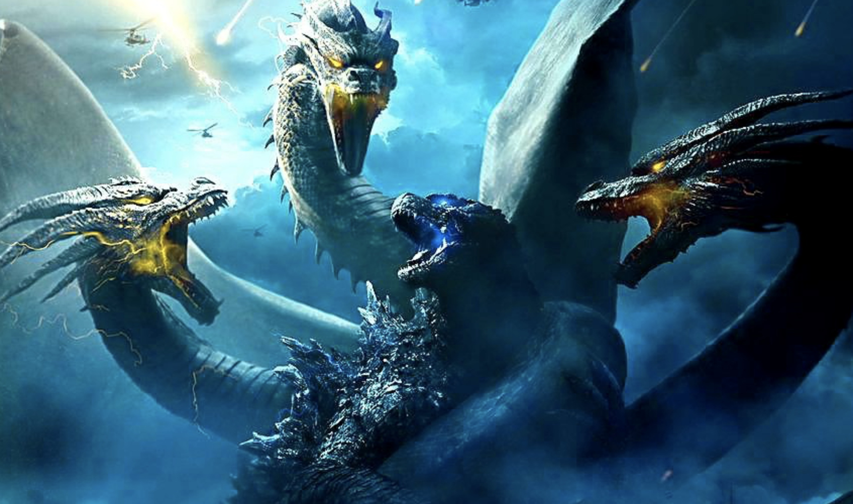 Diretor revela luta secreta com Ghidorah em Godzilla 2
