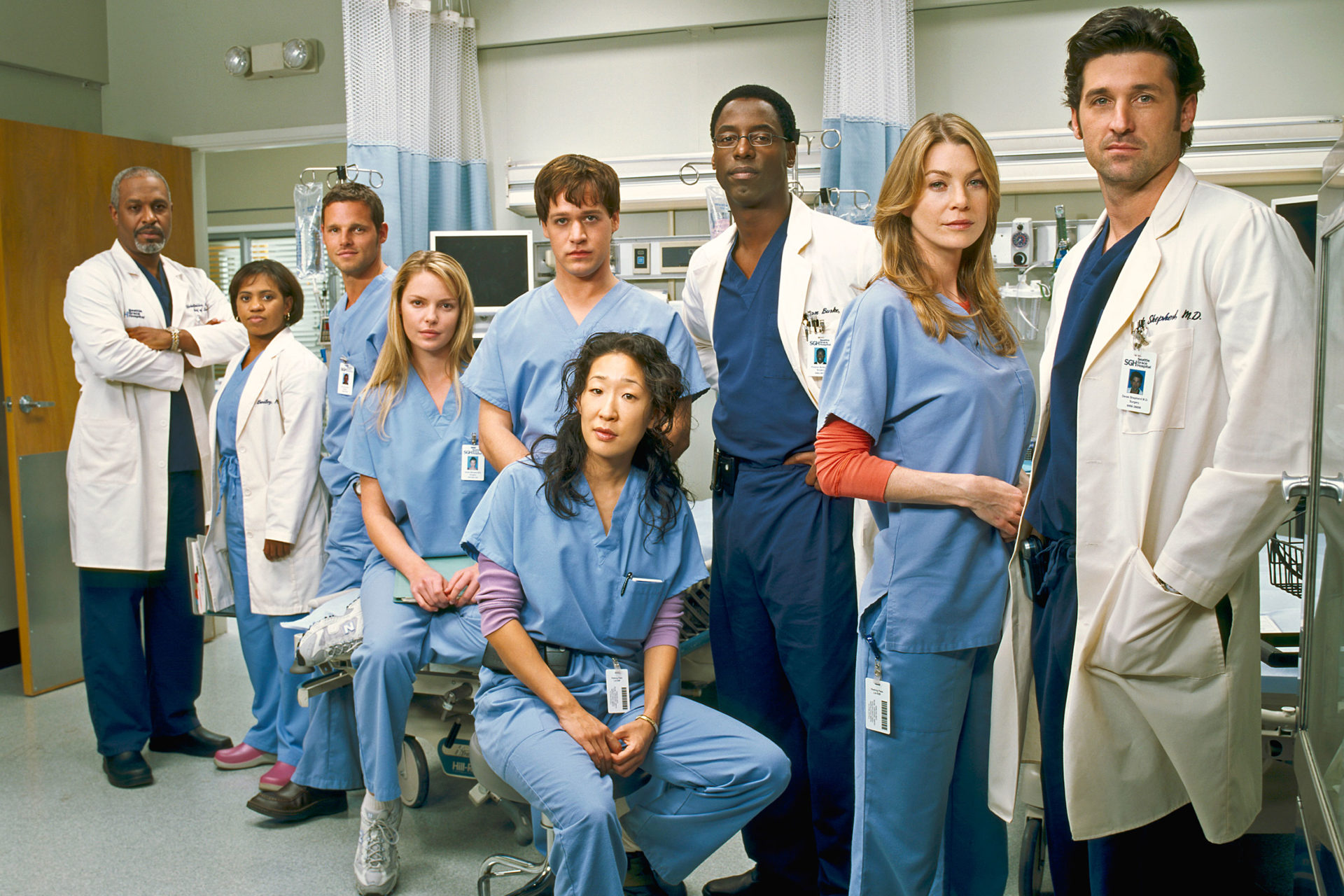 UNITED STATES - JANUARY 23:  101962_R003_0033 -- GREY'S ANATOMY - "Grey's Anatomy" focuses on young people struggling to be doctors and doctors struggling to stay human. It's the drama and intensity of medical training mixed with the funny, sexy, painful lives of interns who are about to discover that neither medicine nor relationships can be defined in black and white. Real life only comes in shades of grey.  (Photo by Frank Ockenfels/ABC via Getty Images)