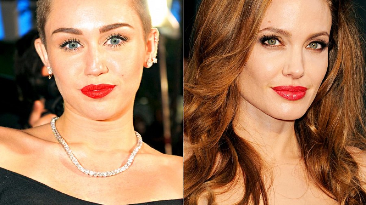 Angelina Jolie e Miley Cyrus têm algo em comum – fãs não vão acertar o que é