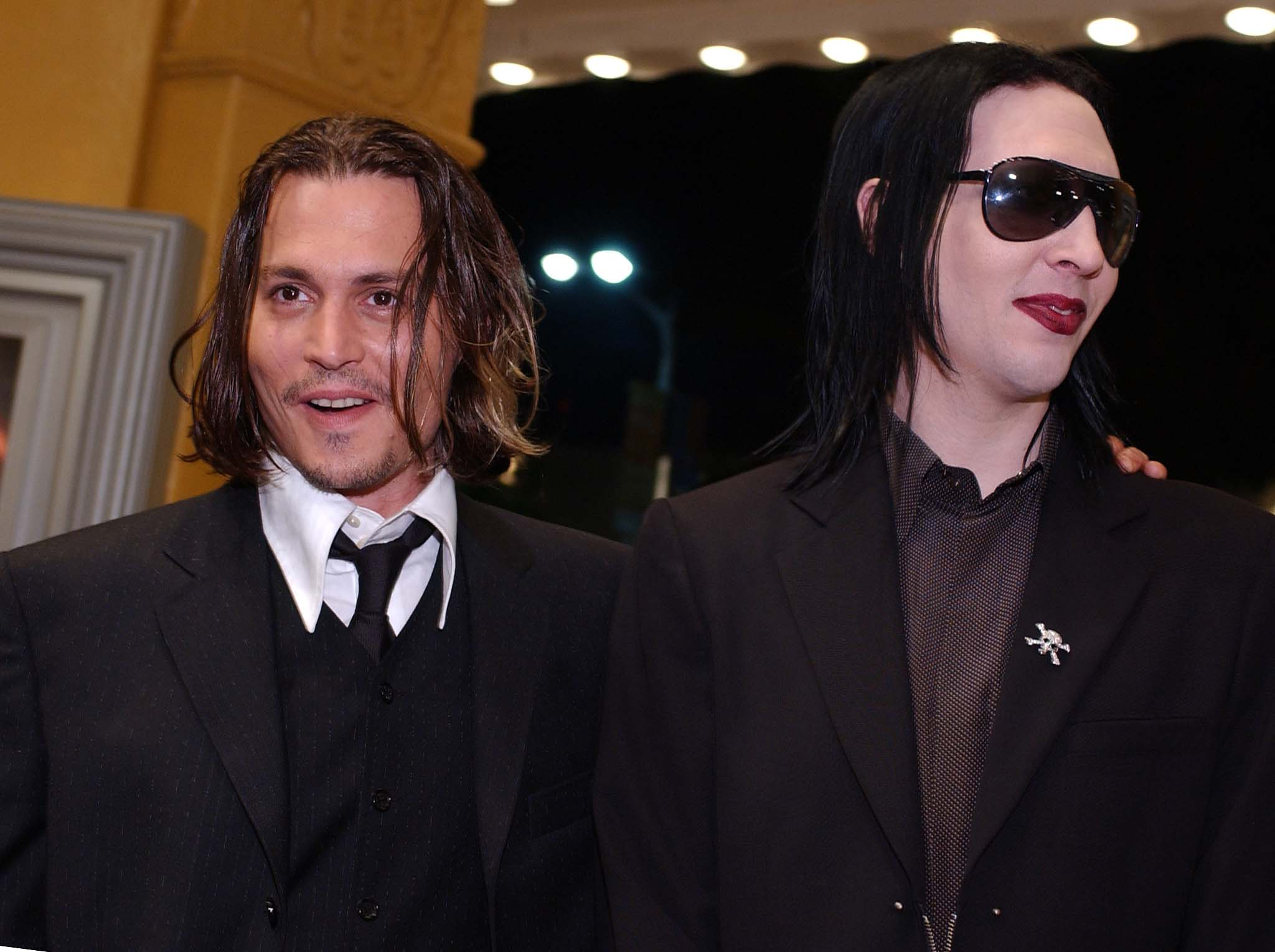 Johnny Depp e Marilyn Manson têm amizade especial e até tatuagens iguais