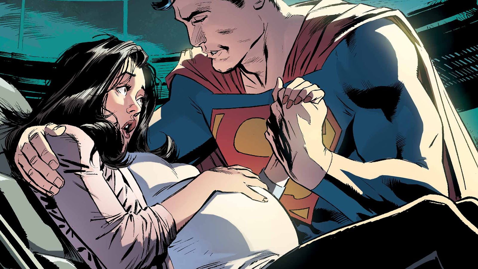 Anti-herói da DC realiza parto para nascimento do filho de Superman