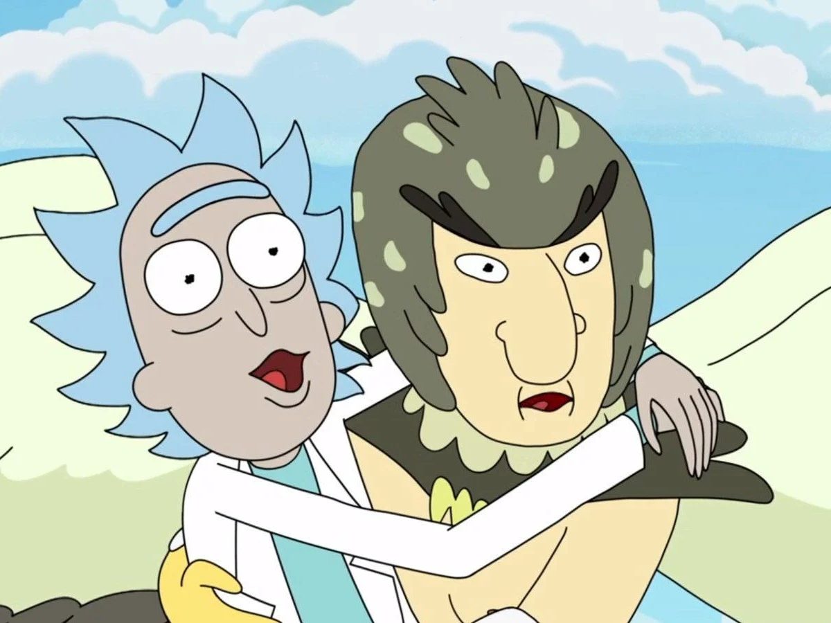 Rick e Birdperson em Rick and Morty