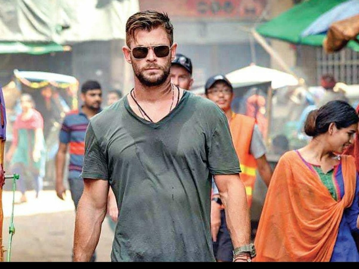 Chris Hemsworth passa frio em filmagem de Resgate 2; veja