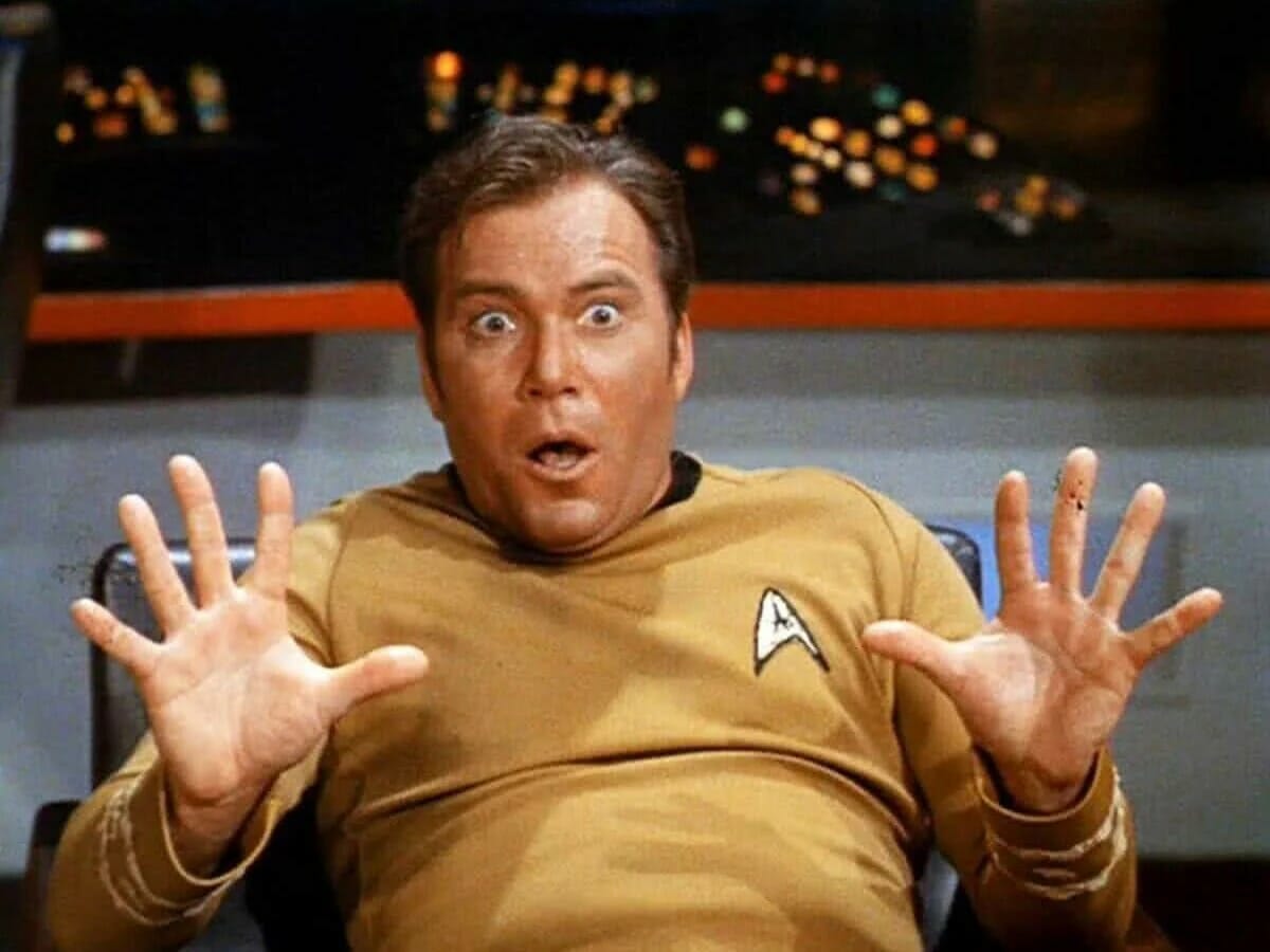 William Shatner, o Capitão Kirk de Star Trek, vai ao espaço