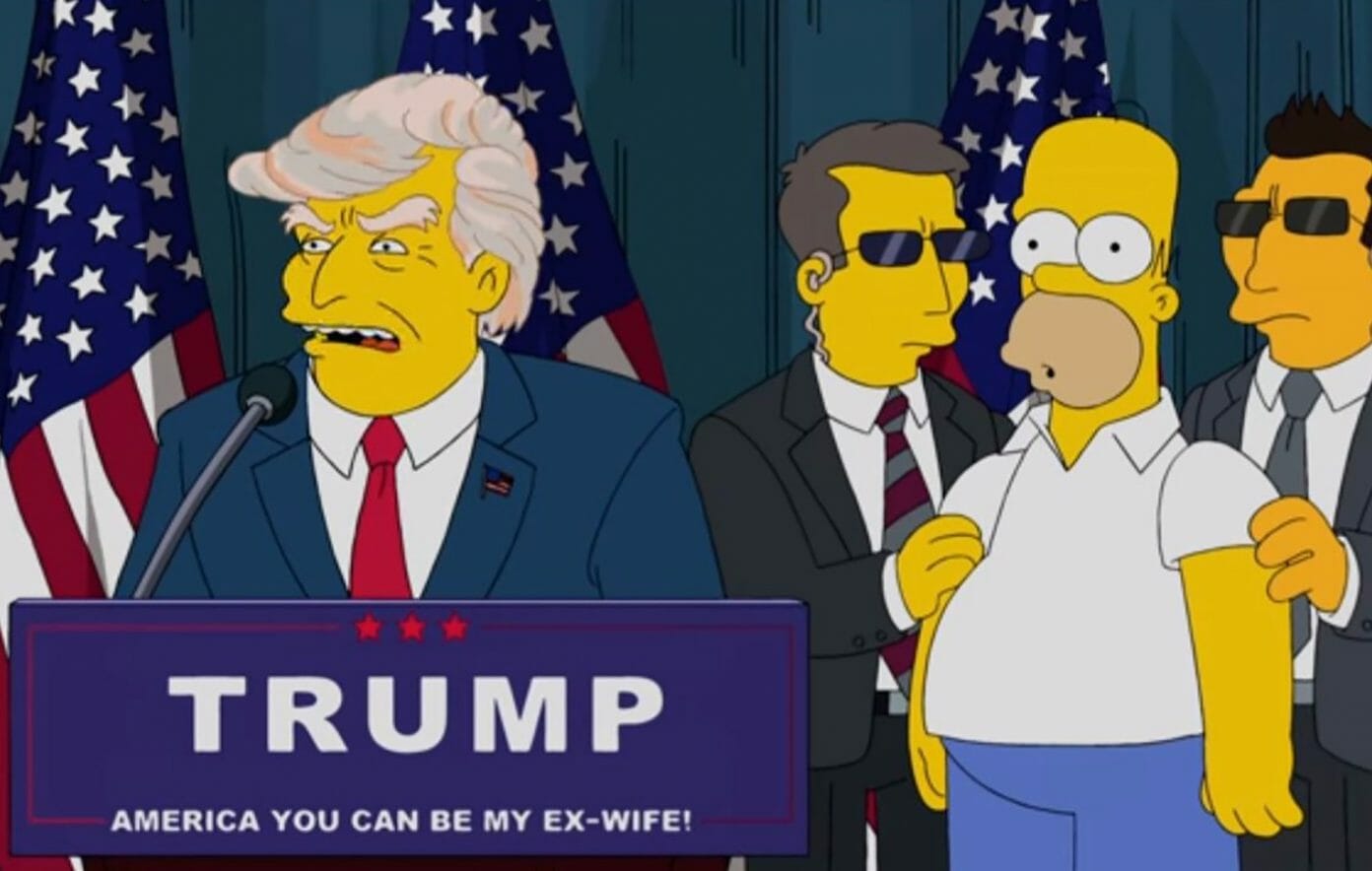 Simpsons Donald Trump 1392x884 1 Vision Art NEWS