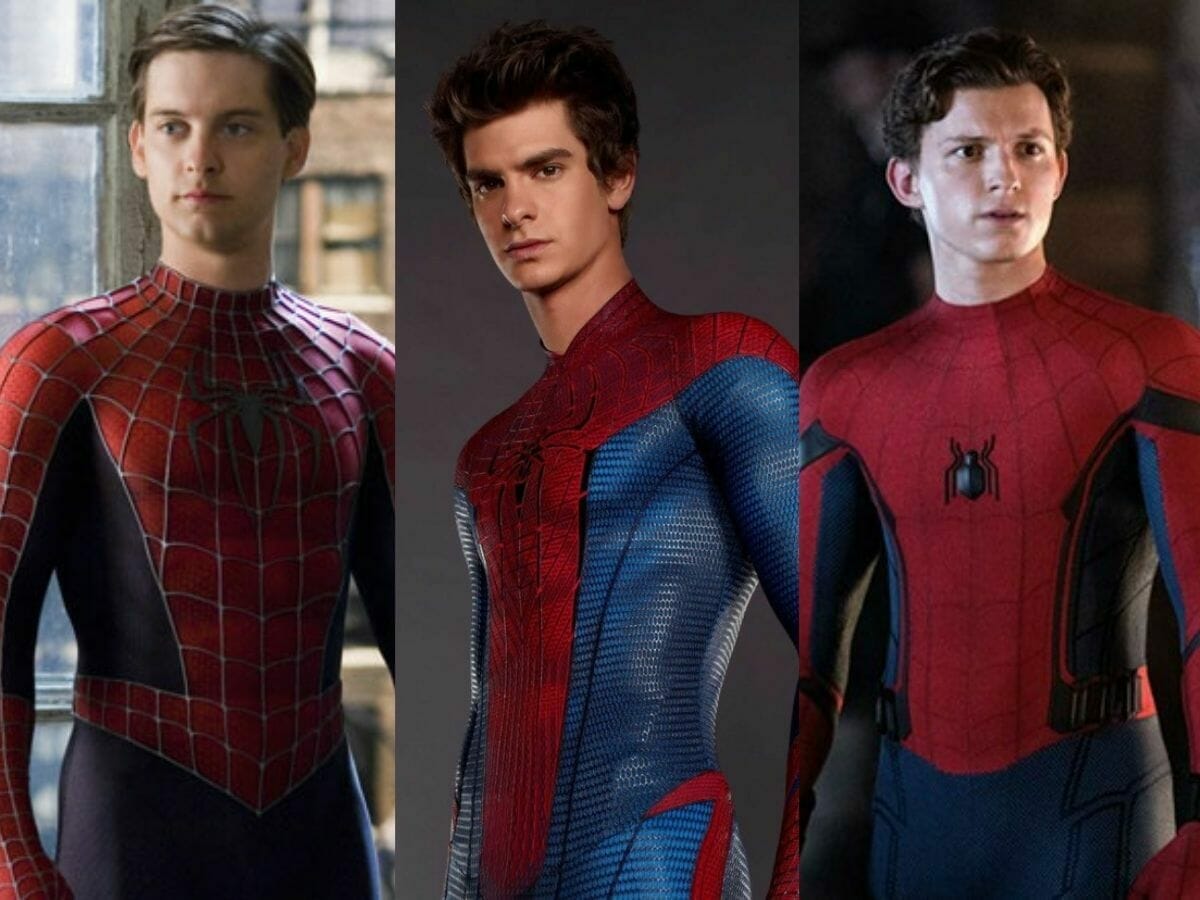 Tobey Maguire Andrew Garfield e Tom Holland Vision Art NEWS