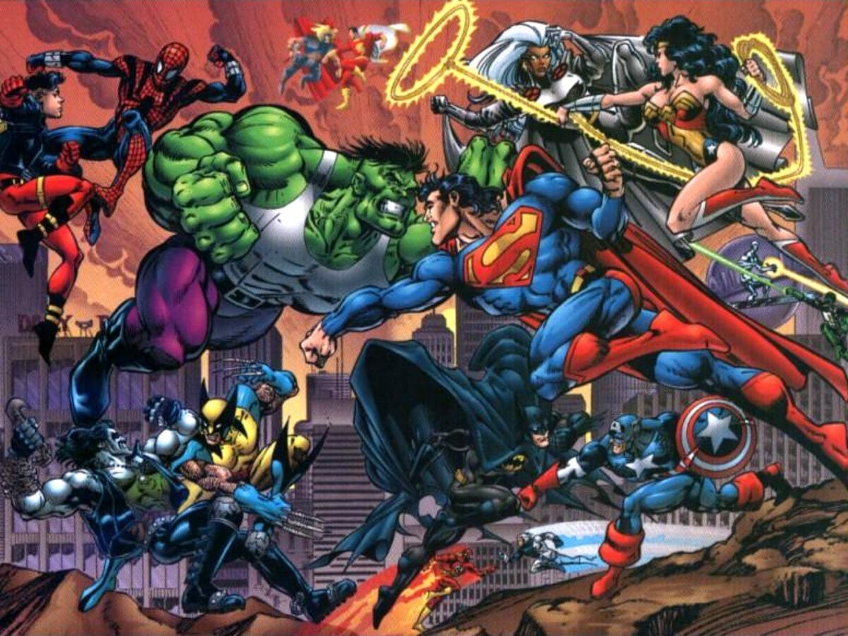 Marvel e DC quase trocaram heróis após crossover
