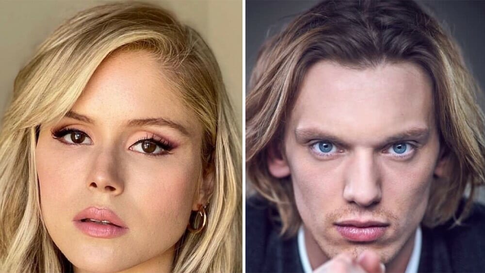 Erin Moriarty e Jamie Campbell Bower