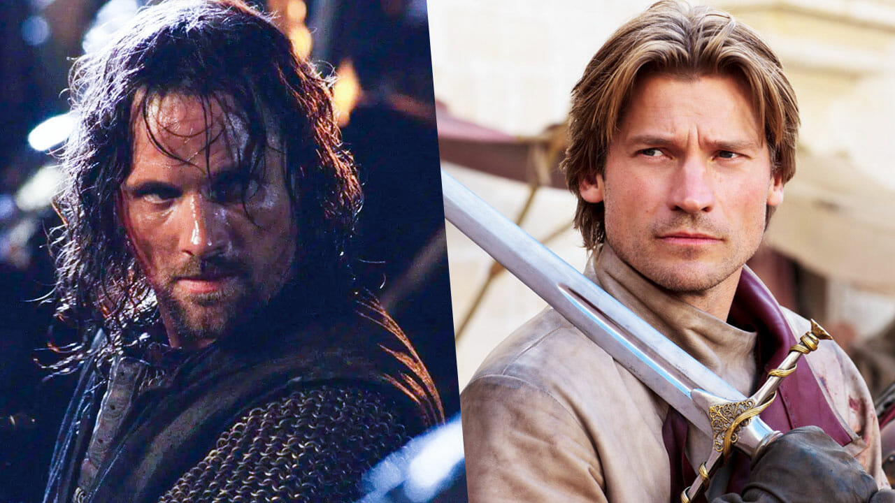 Aragorn (O Senhor dos Aneís) e Jaime Lannister (Game Of Thrones)