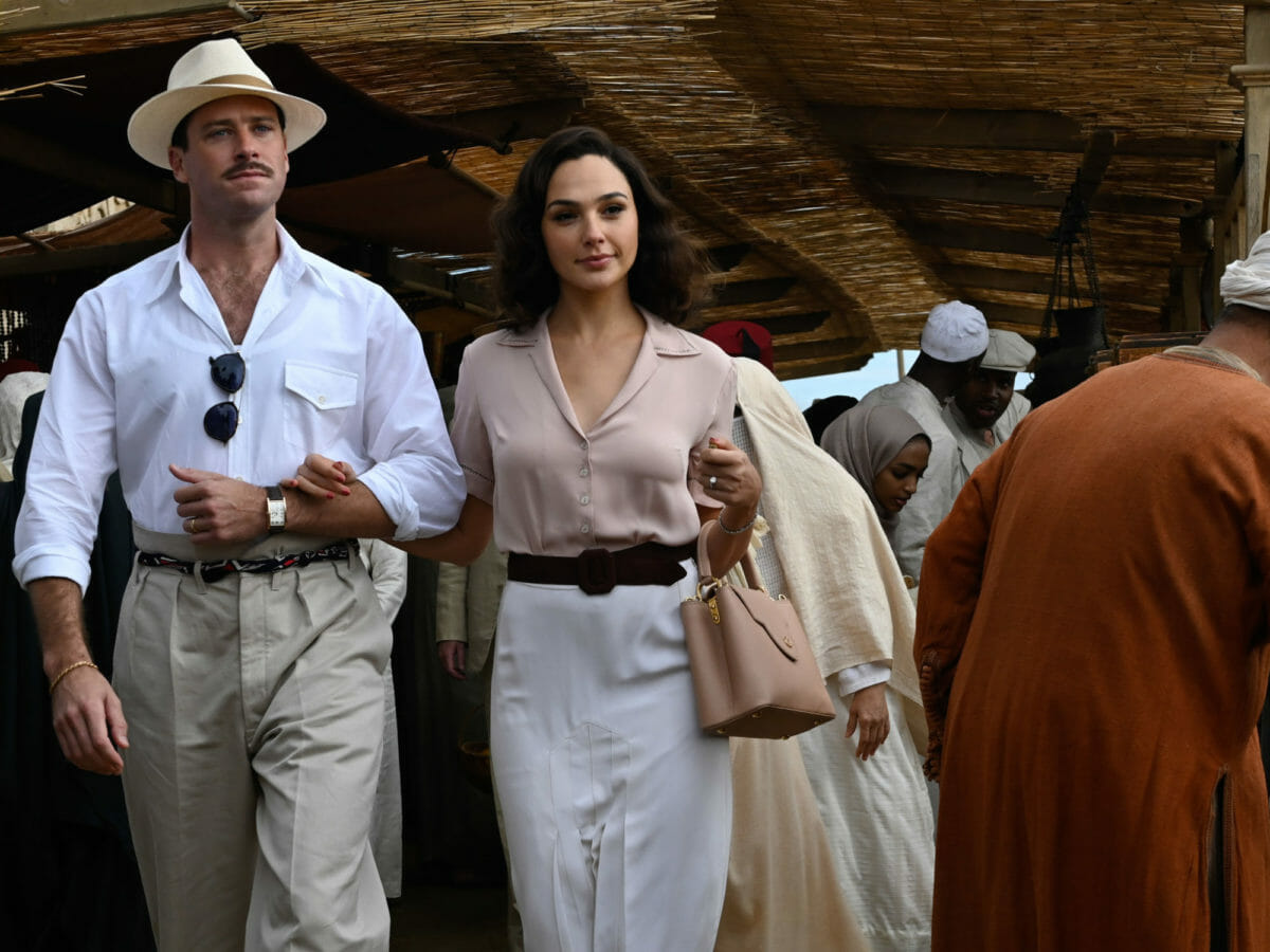 Armie Hammer as Simon Doyle and Gal Gadot as Linnet Ridgeway in 20th Century Studios’ DEATH ON THE NILE, a mystery-thriller directed by Kenneth Branagh based on Agatha Christie’s 1937 novel. Photo by Rob Youngson. © 2020 Twentieth Century Fox Film Corporation. All Rights Reserved.
